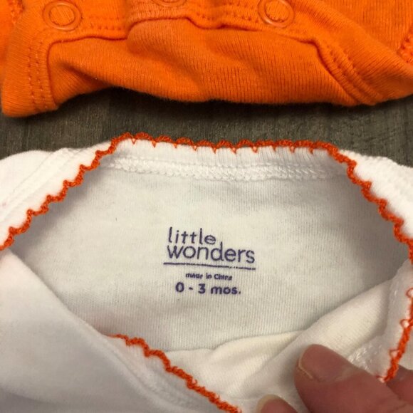 Carters/ Little Wonders/ Koala Kids Halloween Onesie Fall 0-3M Bundle - Picture 4 of 9